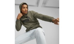 Puma Men's Ess Big Logo Hoodie Khaki 586687 36