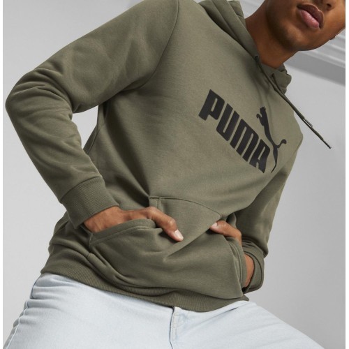 Мужская толстовка Puma Ess Big Logo Hoodie Khaki 586687 36