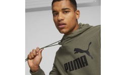 Мужская толстовка Puma Ess Big Logo Hoodie Khaki 586687 36