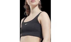 Женский спортивный бюстгальтер Reebok Wor Rib Bralette чёрный GS1953
