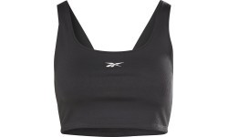 Женский спортивный бюстгальтер Reebok Wor Rib Bralette чёрный GS1953