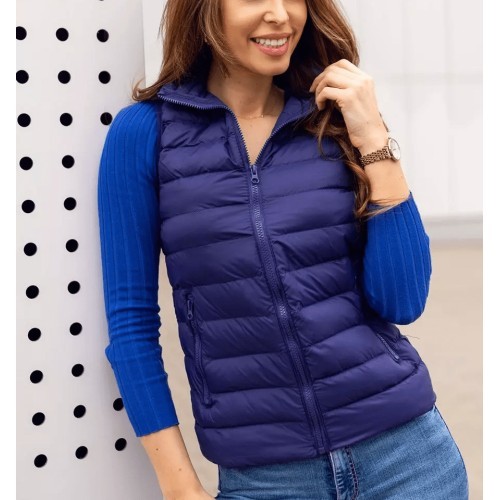 J.Style Women's Vest Blue 58M23077-221