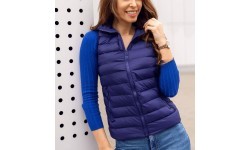 J.Style Women's Vest Blue 58M23077-221