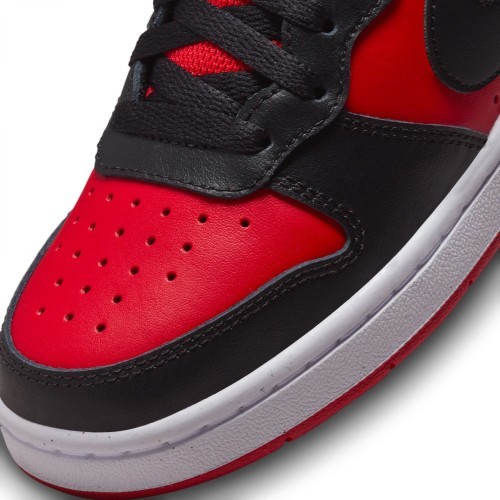Nike Avalynė Paaugliams Court Borough Mid 2 Black Red CD7782 602