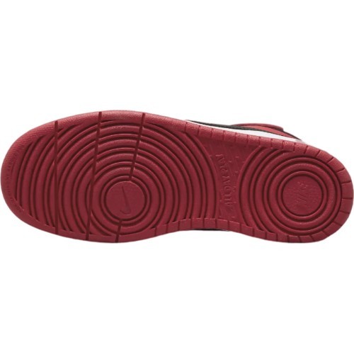 Nike Court Borough Mid 2 Kids' Shoes Black Red CD7782 602
