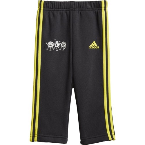 Adidas Sportinis Kostiumas Vaikams I Lil 3s Jog Fl Black Green GN7258