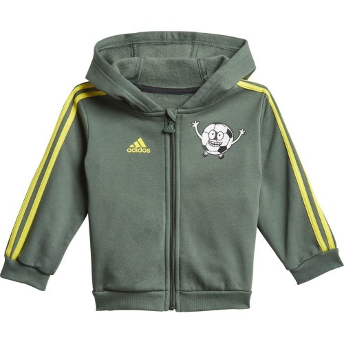 Adidas Sportinis Kostiumas Vaikams I Lil 3s Jog Fl Black Green GN7258