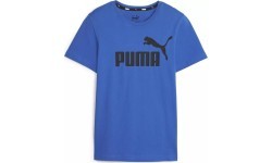 Подростковая футболка Puma Ess Logo Tee синяя 586960 47