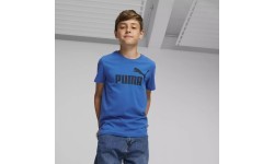 Puma Marškinėliai Paaugliams Ess Logo Tee Blue 586960 47