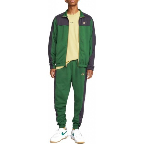Nike мужской спортивный костюм M NSW SPE PK Trk Suit Green Grey DM6843 341