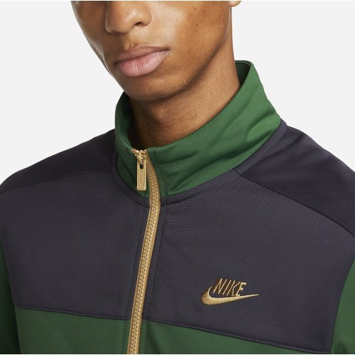 Nike мужской спортивный костюм M NSW SPE PK Trk Suit Green Grey DM6843 341