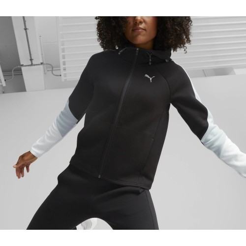Женский свитшот Puma Evostripe Full Zip, чёрный, 849809 01