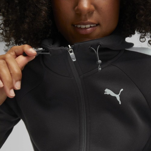 Женский свитшот Puma Evostripe Full Zip, чёрный, 849809 01