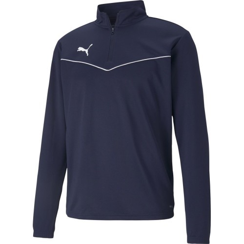 Puma TeamRise 1/4 Zip Top Men's Sweatshirt Peacoat Blue 657394 06