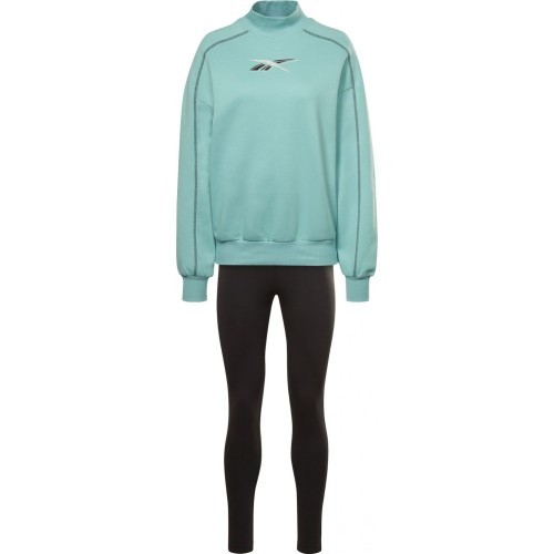 Reebok Sportinis Kostiumas Moterims Te MYT Tracksuit Black Green HH7711