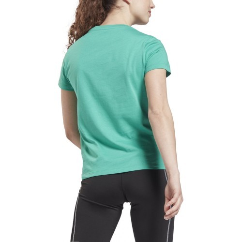 Женская блузка Reebok Wor Comm Cotton Tee зелёная GR9474