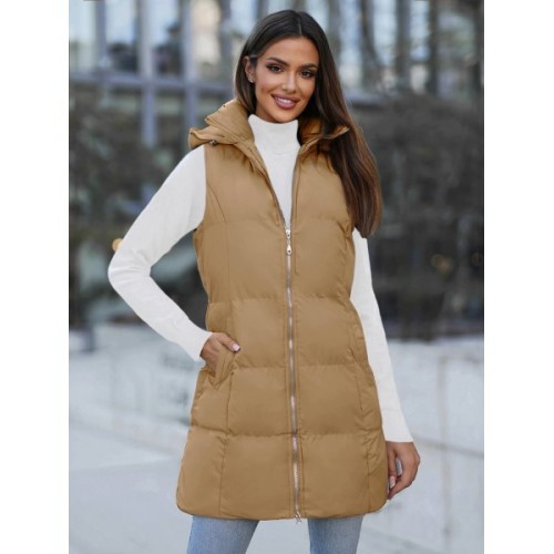 J.Style Women's Vest Beige 5M721-84