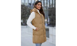 J.Style Women's Vest Beige 5M721-84