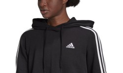 Adidas Džemperis Moterims W 3s Ft Crop Hoodie Black GM5582