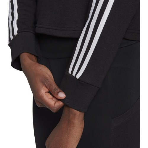 Adidas Džemperis Moterims W 3s Ft Crop Hoodie Black GM5582
