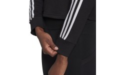 Женская толстовка Adidas W 3S FT Crop Hoodie Black GM5582