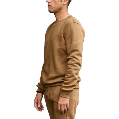 J.Style Men's Fleece Sweatshirt Brown 68B2001-158