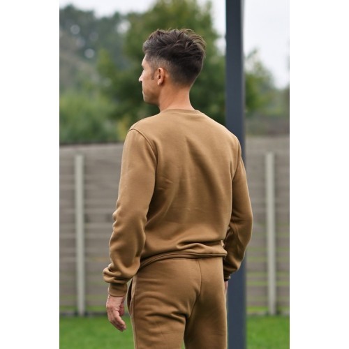 J.Style Men's Fleece Sweatshirt Brown 68B2001-158
