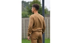 J.Style Men's Fleece Sweatshirt Brown 68B2001-158