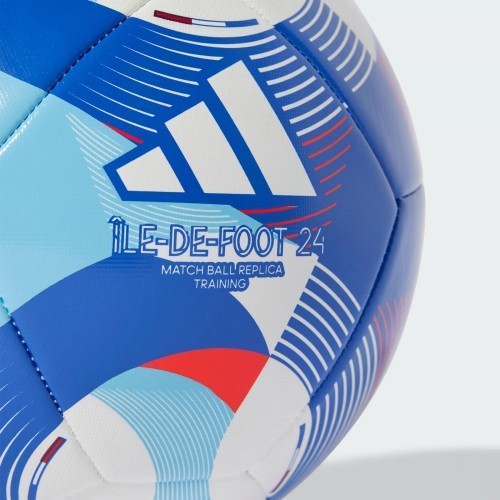 Футбольный мяч Adidas Olympic 24 Training синий белый IW6330