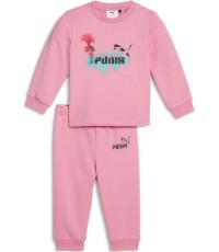 Детский спортивный костюм Puma x Trolls Minicat Crew, розовый 627382 48