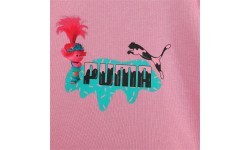 Puma x Trolls Minicat Crew kids' tracksuit, pink 627382 48