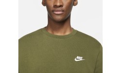 Nike Džemperis Vyrams M Nsw Club Crw Ft Green BV2666 326