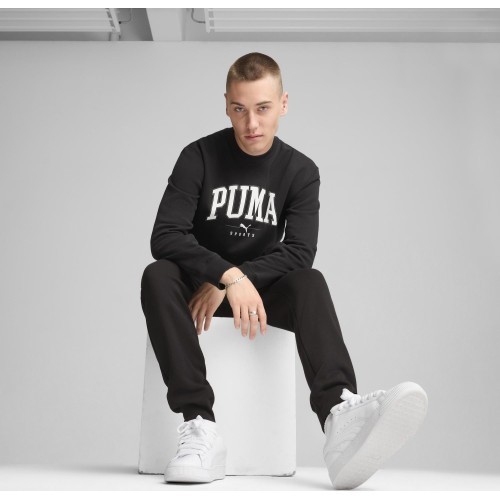 Puma Squad Crew FL Men's Sweatshirt Black 681794 01