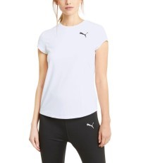 Puma Active Tee Women's Blouse, Puma White 586857 02