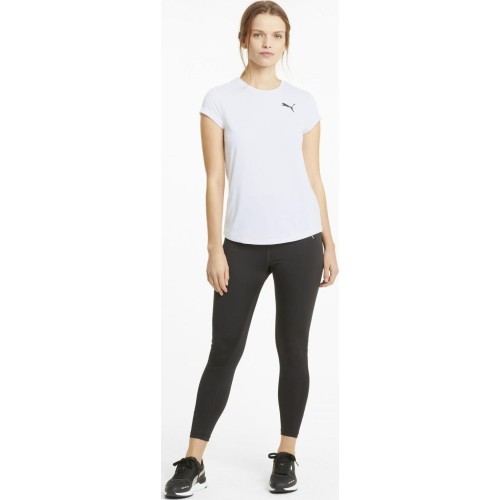 Puma Active Tee Women's Blouse, Puma White 586857 02