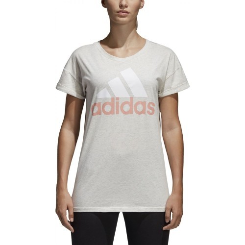 Adidas Palaidinė Ess Lin Lo Tee White CF8829