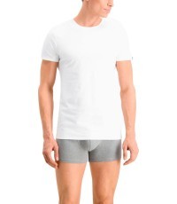 Puma Basic 2p Cre White Men's T-Shirts 935016 02