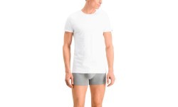 Puma Basic 2p Cre White Men's T-Shirts 935016 02