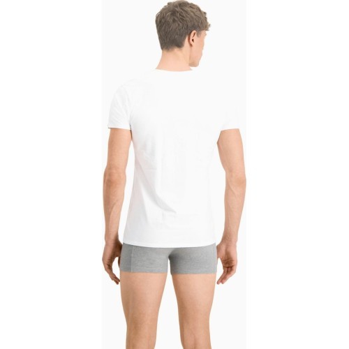 Puma Basic 2p Cre White Men's T-Shirts 935016 02