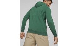 Мужская толстовка Puma Ess+ 2 Col Big Logo Green 586765 37