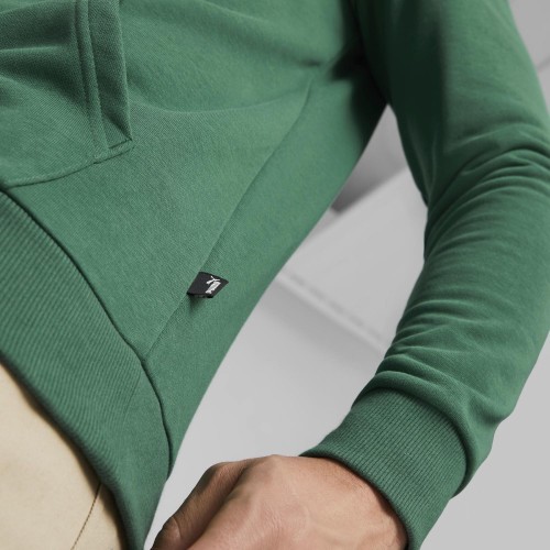 Мужская толстовка Puma Ess+ 2 Col Big Logo Green 586765 37
