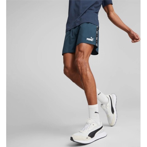 Мужские шорты Puma Ess+ Tape Woven, синие, 849043 16