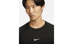 Мужская футболка Nike Pro Dri-FIT Tight Top LS, чёрная FB7919 010