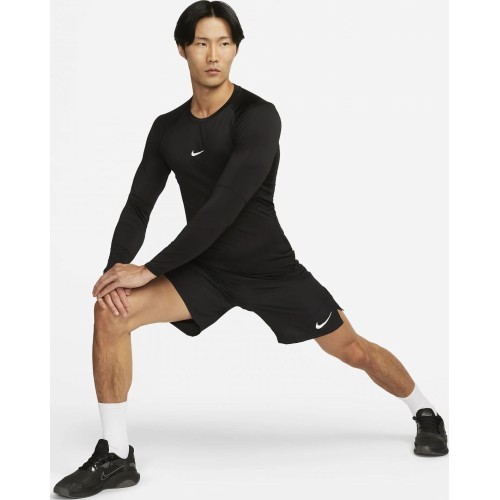 Nike Marškinėliai Vyrams M Np Df Tight Top Ls Black FB7919 010