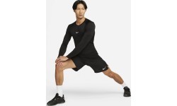 Мужская футболка Nike Pro Dri-FIT Tight Top LS, чёрная FB7919 010