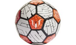 Футбольный мяч Adidas Messi Club, оранжево-белый HE3814
