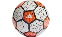 Футбольный мяч Adidas Messi Club, оранжево-белый HE3814