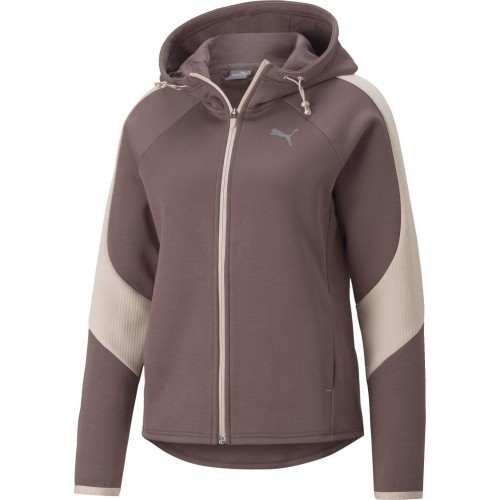 Женская толстовка Puma Evostripe Full Zip, фиолетовая 849809 75