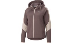 Женская толстовка Puma Evostripe Full Zip, фиолетовая 849809 75