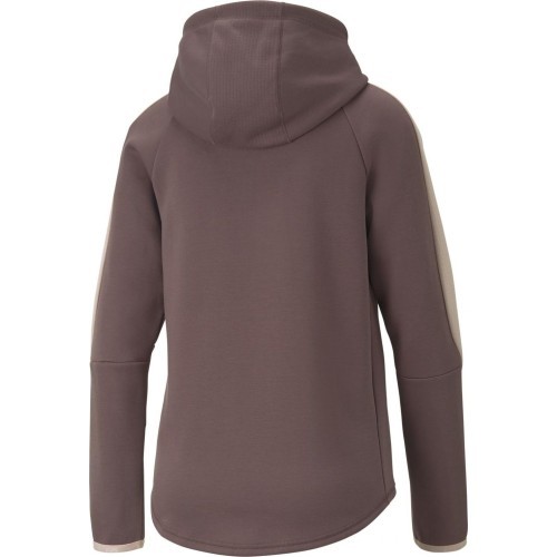 Женская толстовка Puma Evostripe Full Zip, фиолетовая 849809 75